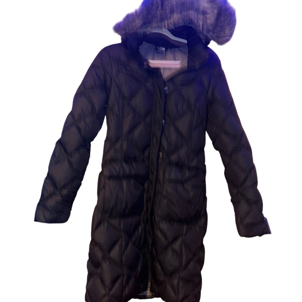 The North Face Women's Hooded Parka Down Puffer Jacket Black Size Small S